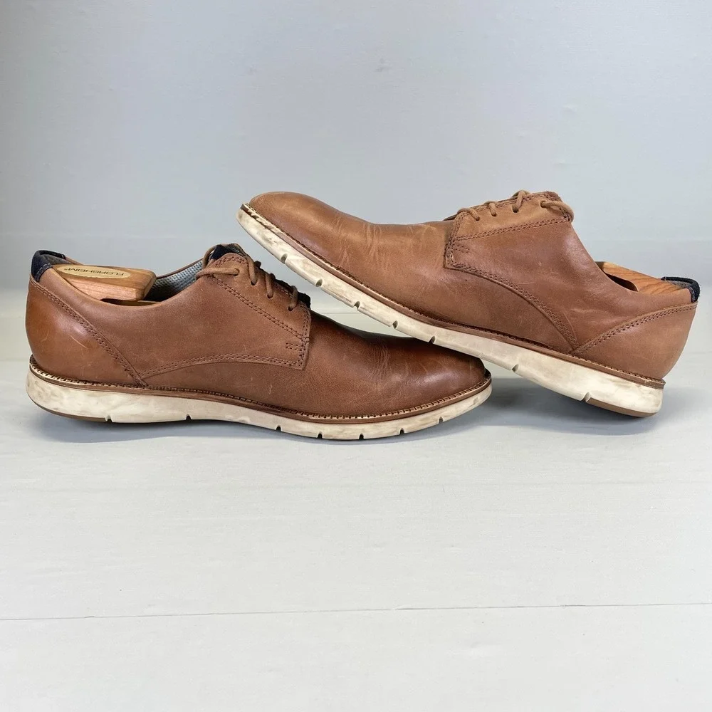 Josef Seibel Tyler Oxford Shoes Mens Size 42 US 9 Brown Leather Lace Up Casual